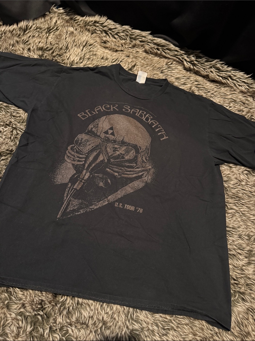Black Sabbath U.S. Tour '78 Graphic Band Tee - Black